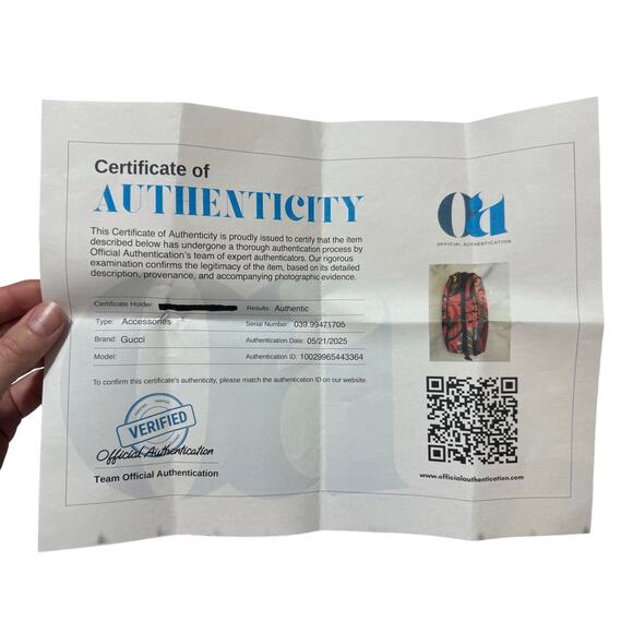 Auth. Limited Edition Gucci Rare Tropical Floral Canvas Small Zip Pouch W/COA - Picture 15 of 15